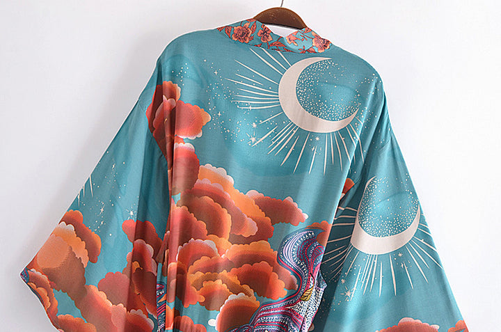 Moonwave | Ocean Flow Kimono