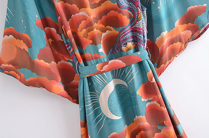 Moonwave | Ocean Flow Kimono