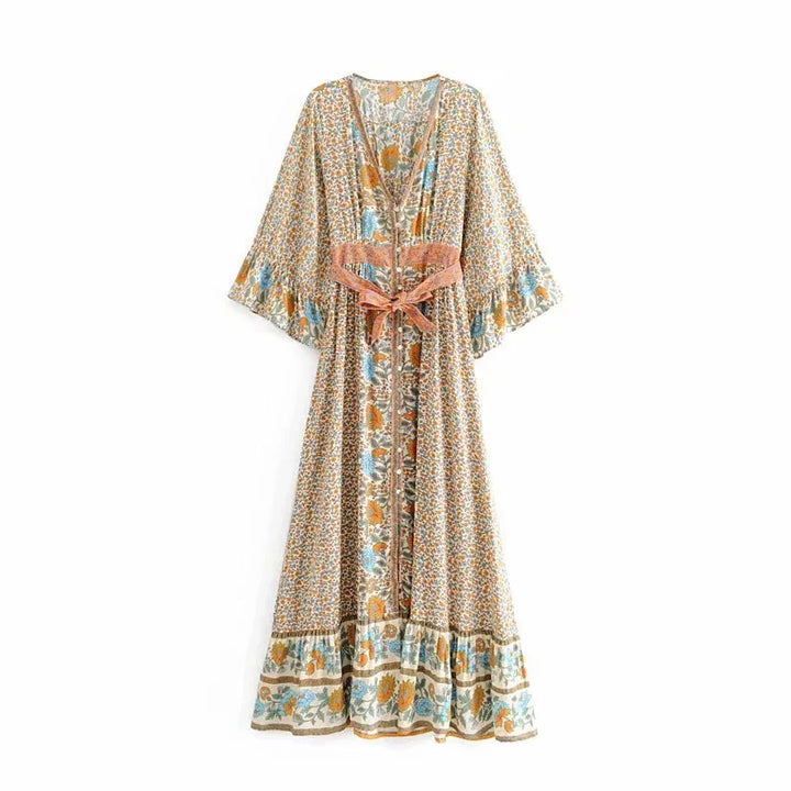 Sunkissed Wanderer | Flowy Maxi Dress