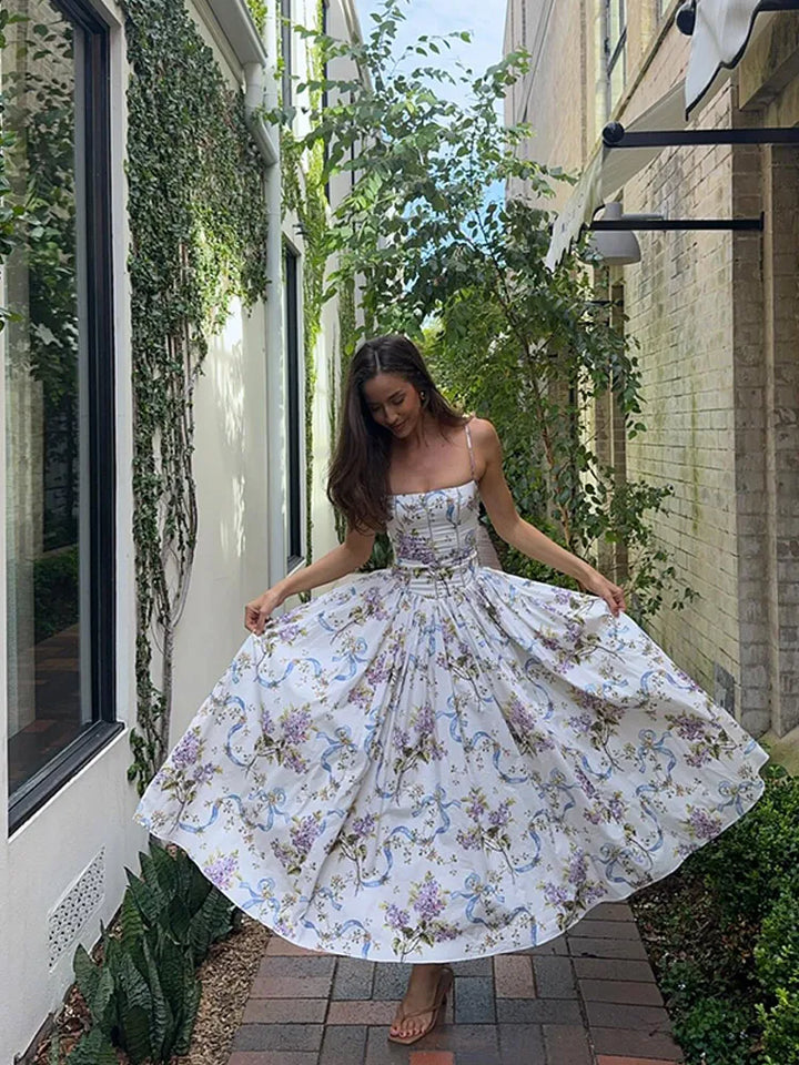 Floral Kiss Maxi | Romantisk Klänning