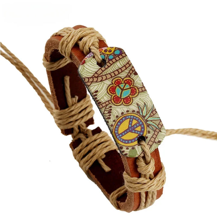Boho Soul | Retro Läderarmband