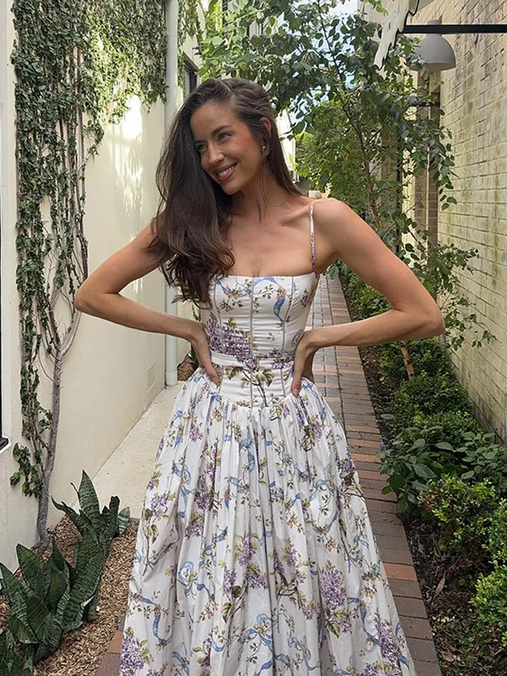 Floral Kiss Maxi | Romantisk Klänning