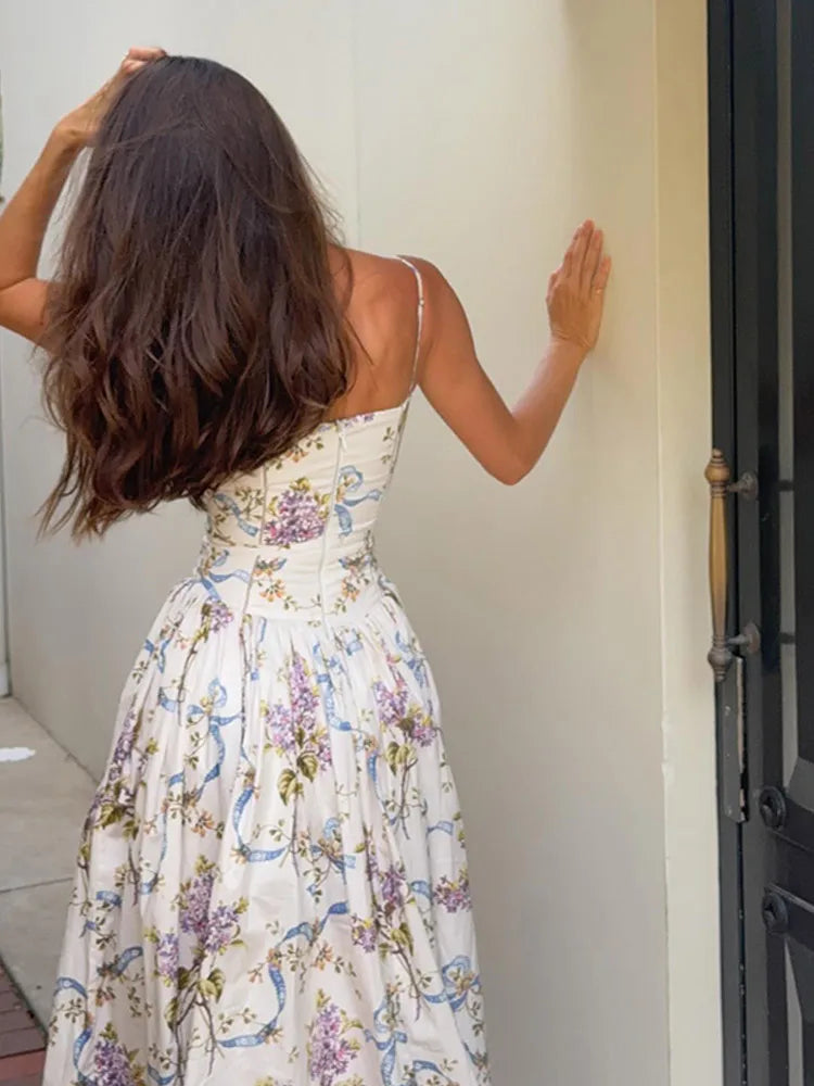 Floral Kiss Maxi | Romantisk Klänning