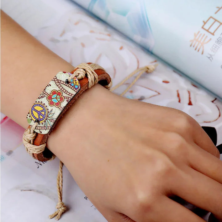 Boho Soul | Retro Läderarmband