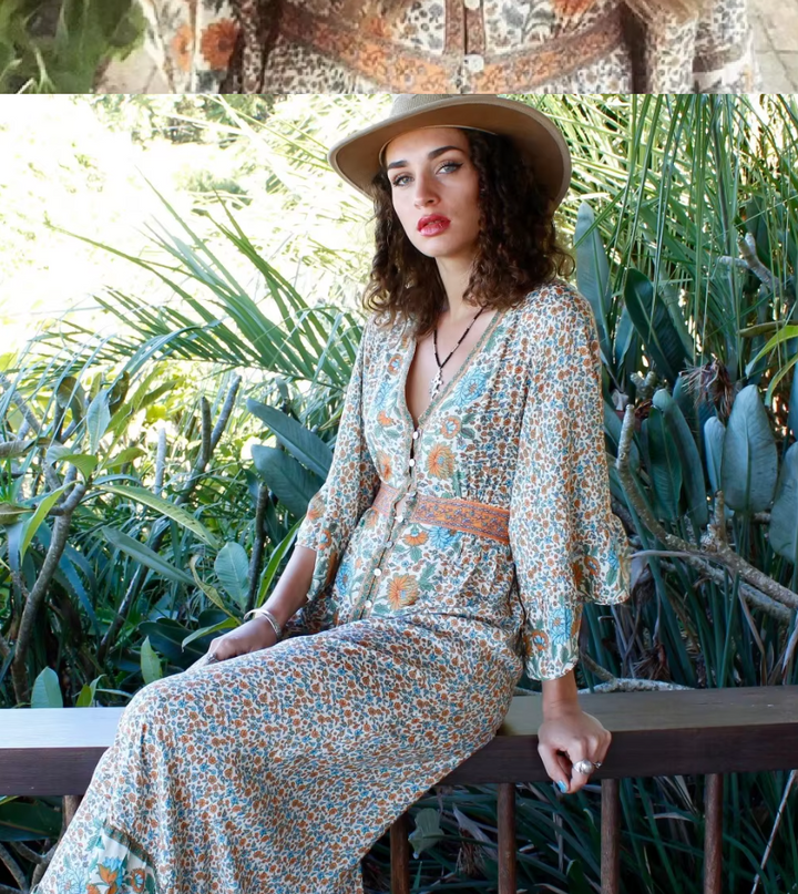 Sunkissed Wanderer | Flowy Maxi Dress