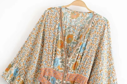 Sunkissed Wanderer | Flowy Maxi Dress
