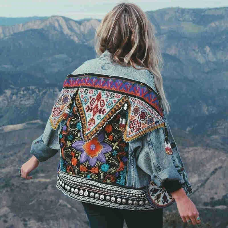 Lola | Boho Vintage Jeansjacka - Thalita