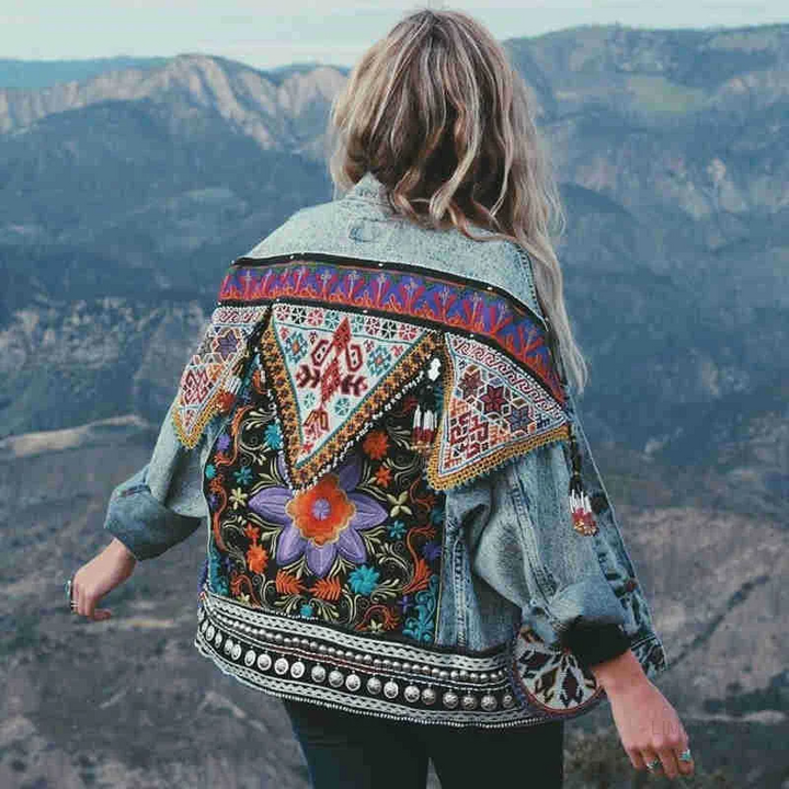 Lola | Boho Vintage Jeansjacka - Thalita