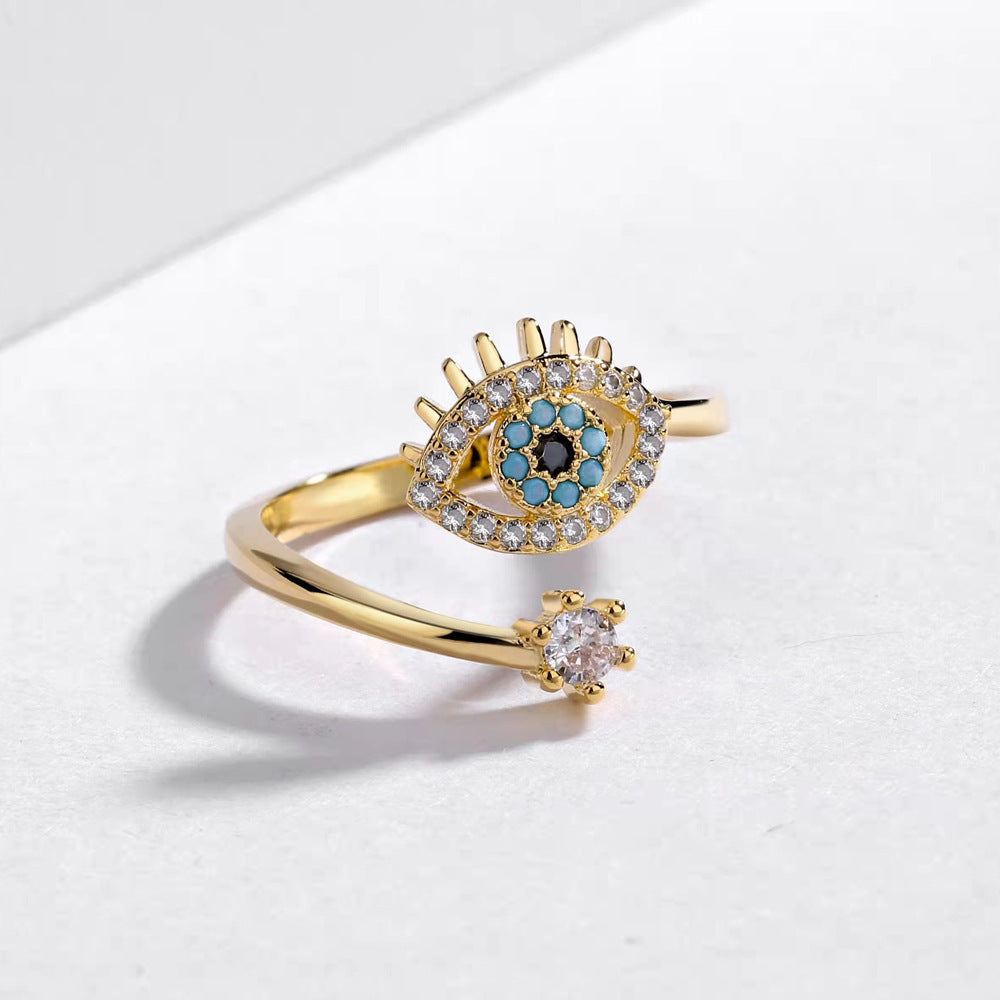 Mystic Eye Charm | Protective Evil Eye Ring