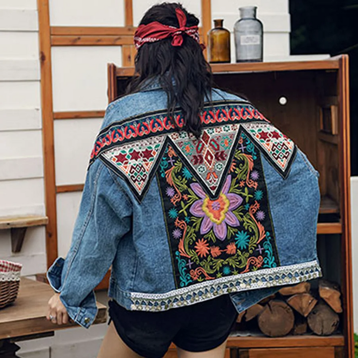 Lola | Boho Vintage Jeansjacka - Thalita