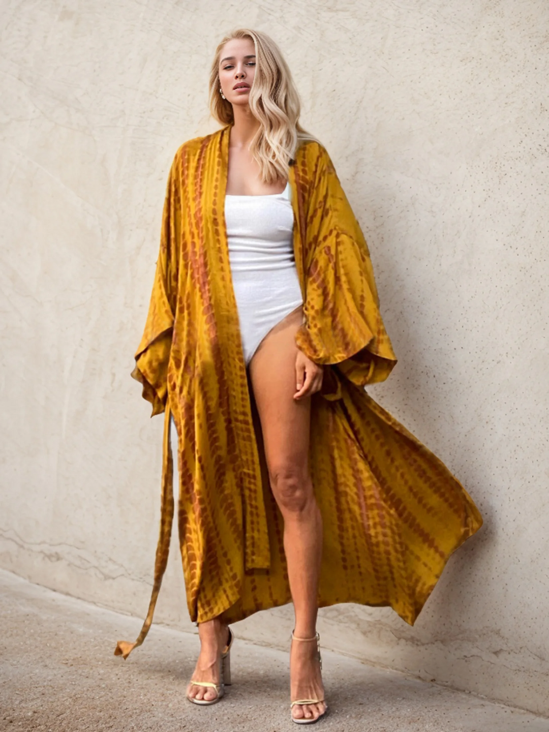 Alani | Flödande Batik Kimono 