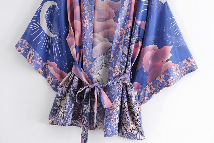 Enchanting Moon | Celestial Kimono - Thalita