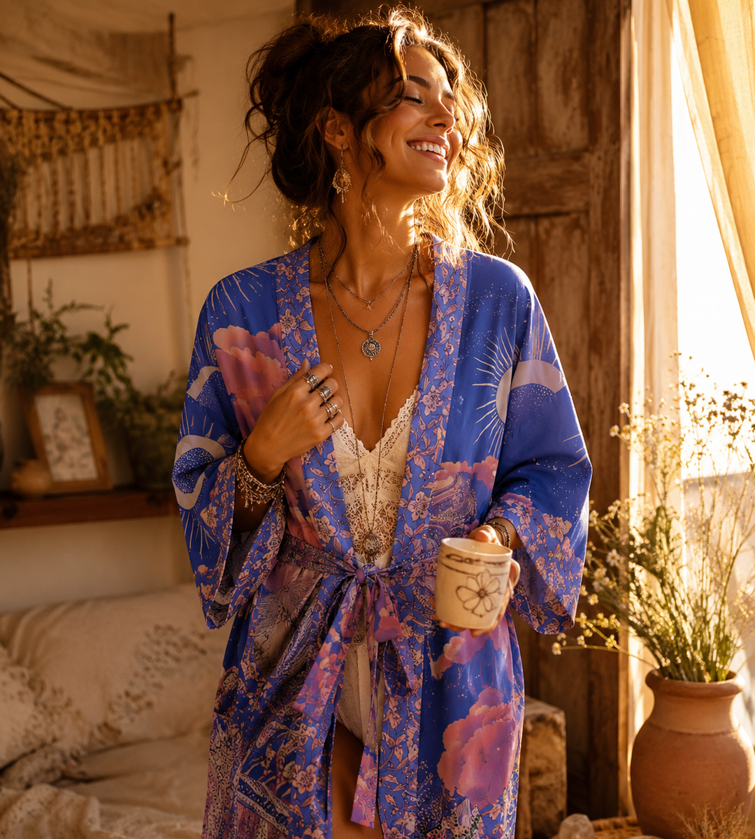 Lunar Serenity | Himmelsk Kimono