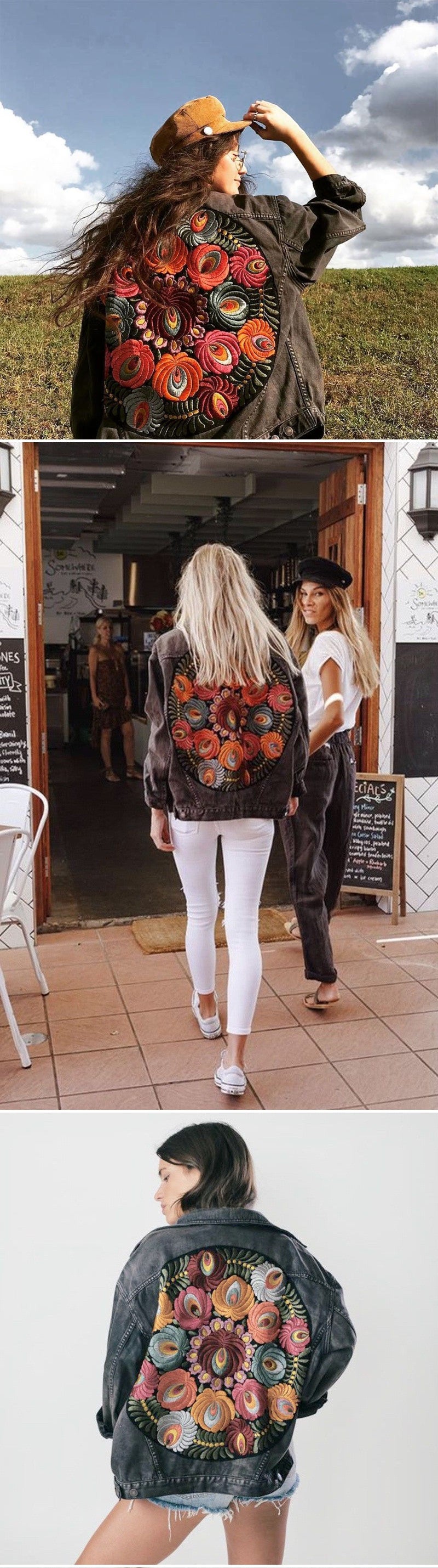 Gypsylady | Vintage Style Denim Jacket