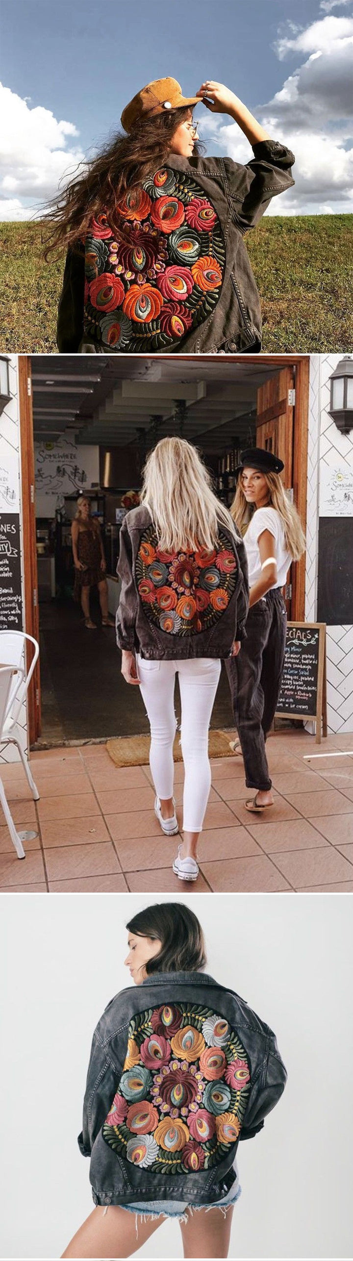 Gypsylady | Vintage Style Jeansjacka - Thalita