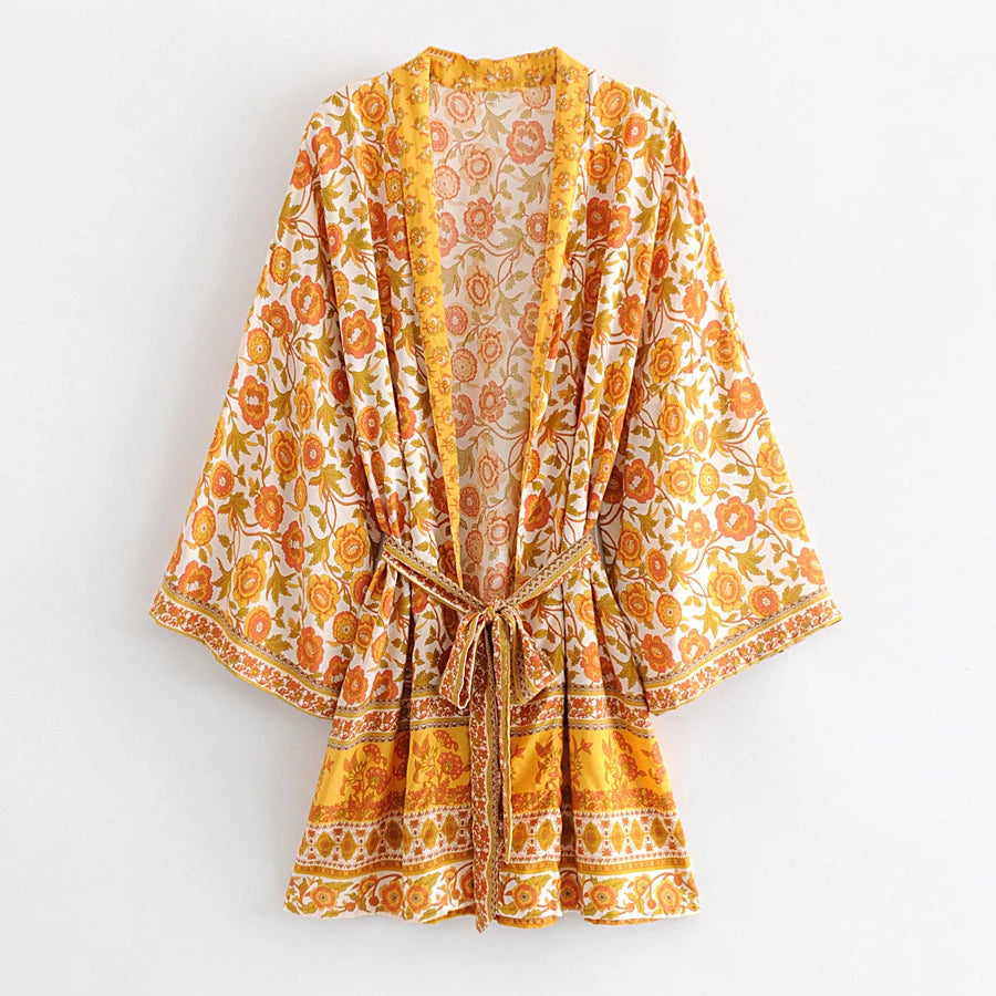 Gyllene Blomma  | Kimono
