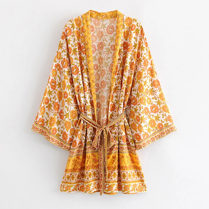 Gyllene Blomma  | Kimono