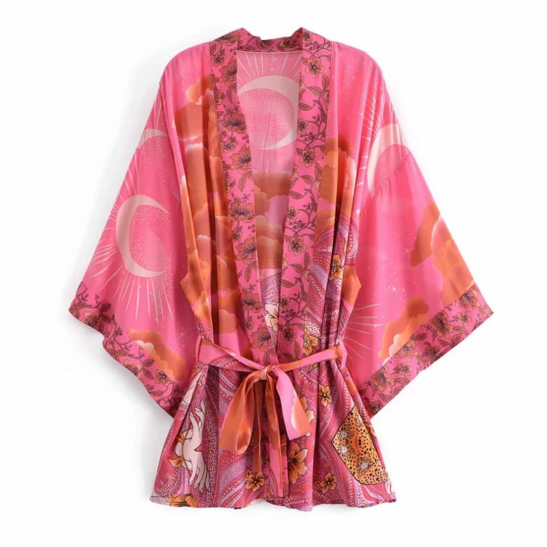 Blush Moonlight | Celestial Kimono - Thalita