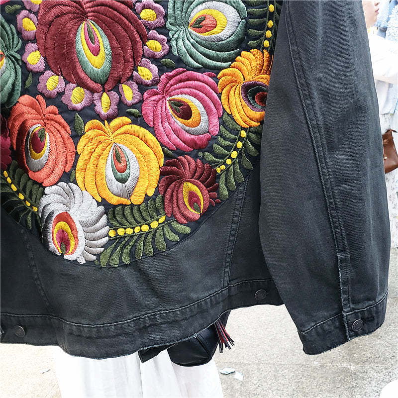 Zigeunerin | Jeansjacke im Vintage-Stil