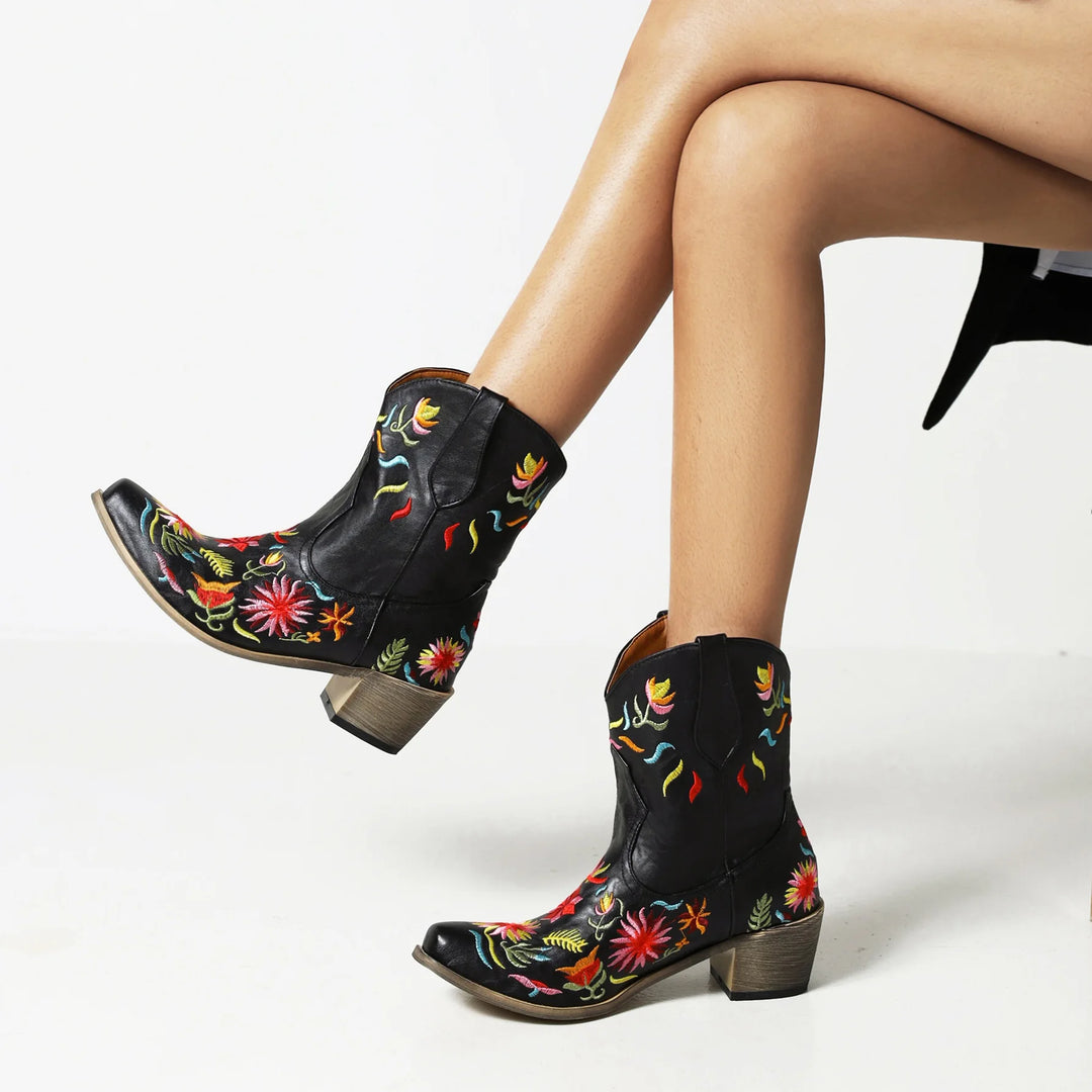 Festival Flower | Western Boots