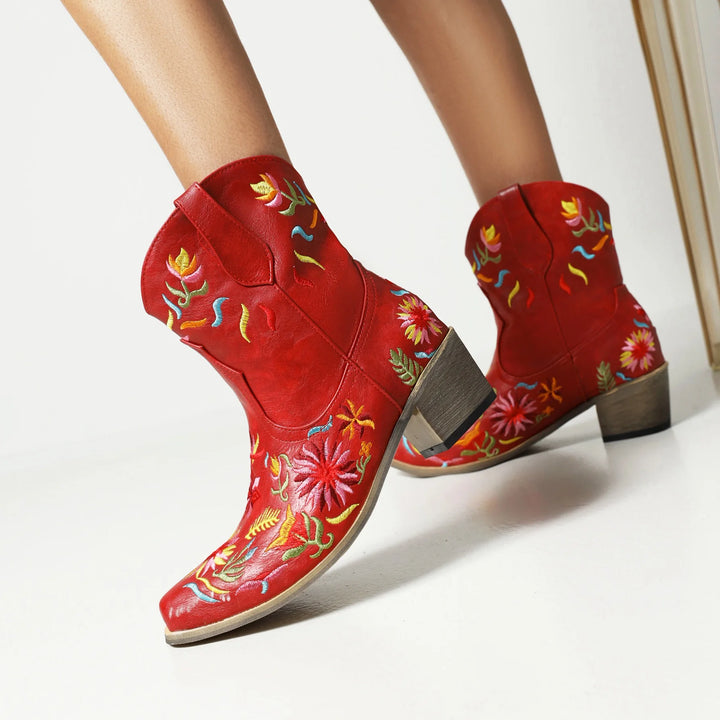 Festival Flower | Western Boots