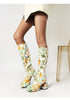 Retro Blossom | Square-Toe Boots