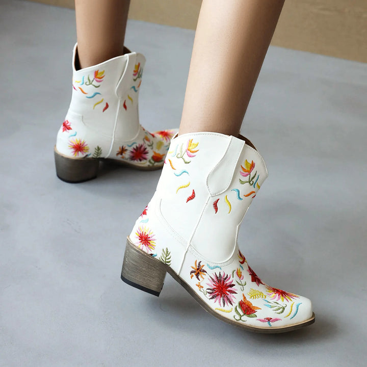 Festival Flower | Western Boots
