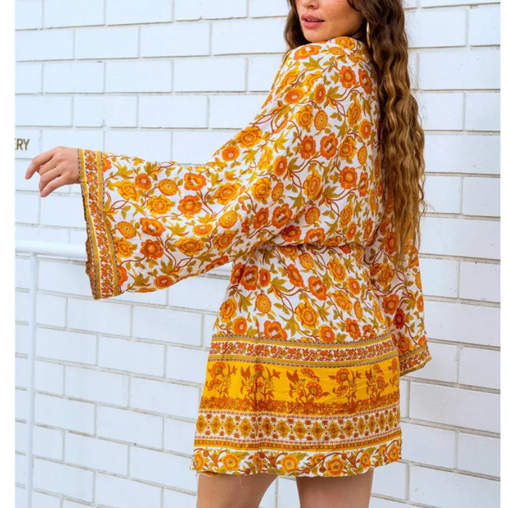 Gyllene Blomma  | Kimono