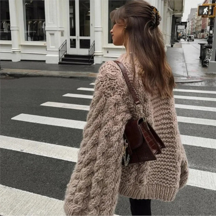 Aria | Chunky Twist Stickad Tröja