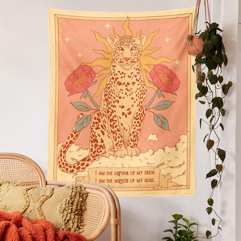 Sun-Leopard | Aesthetic wall covering 