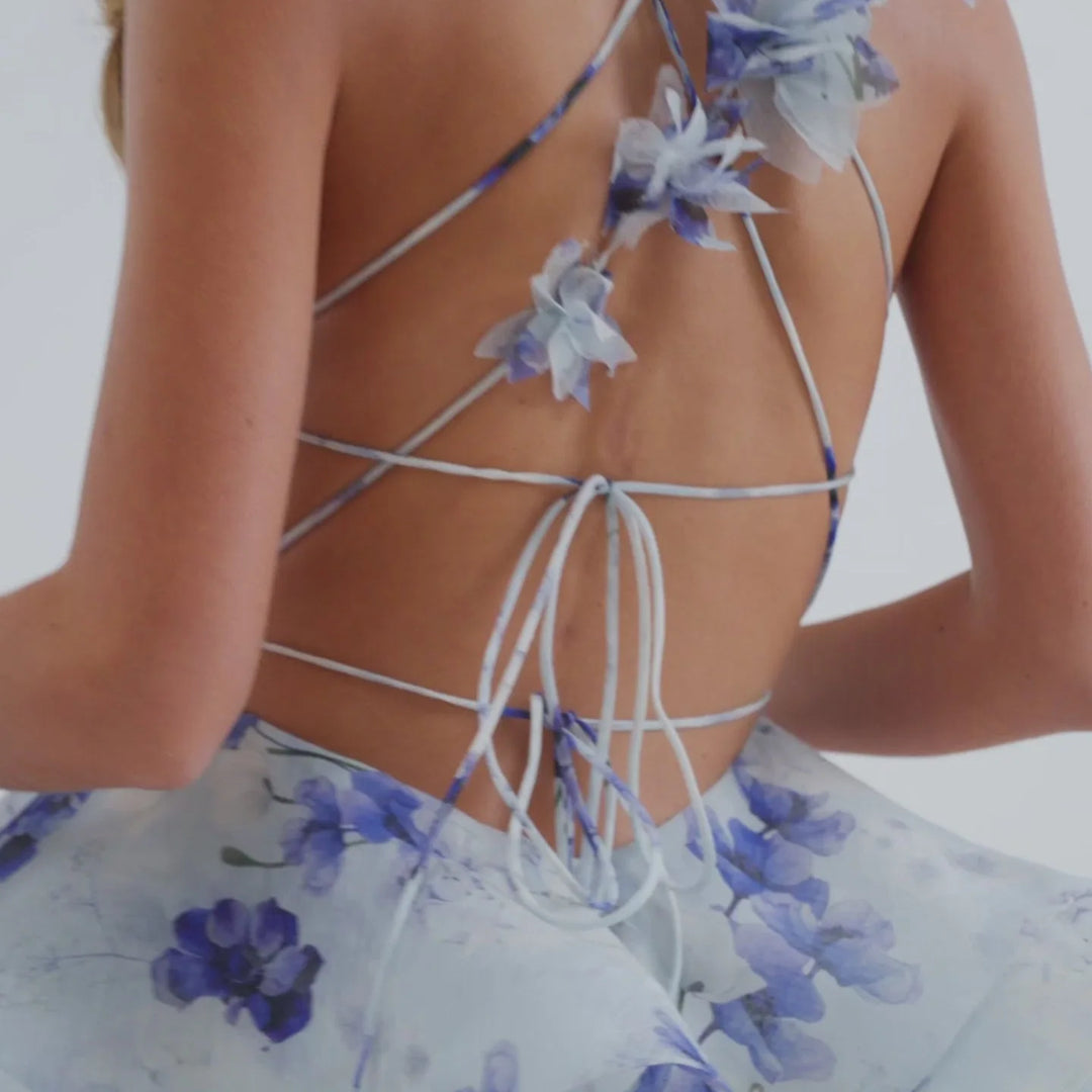 Petal Dancer | 3D Blommig Boho Miniklänning