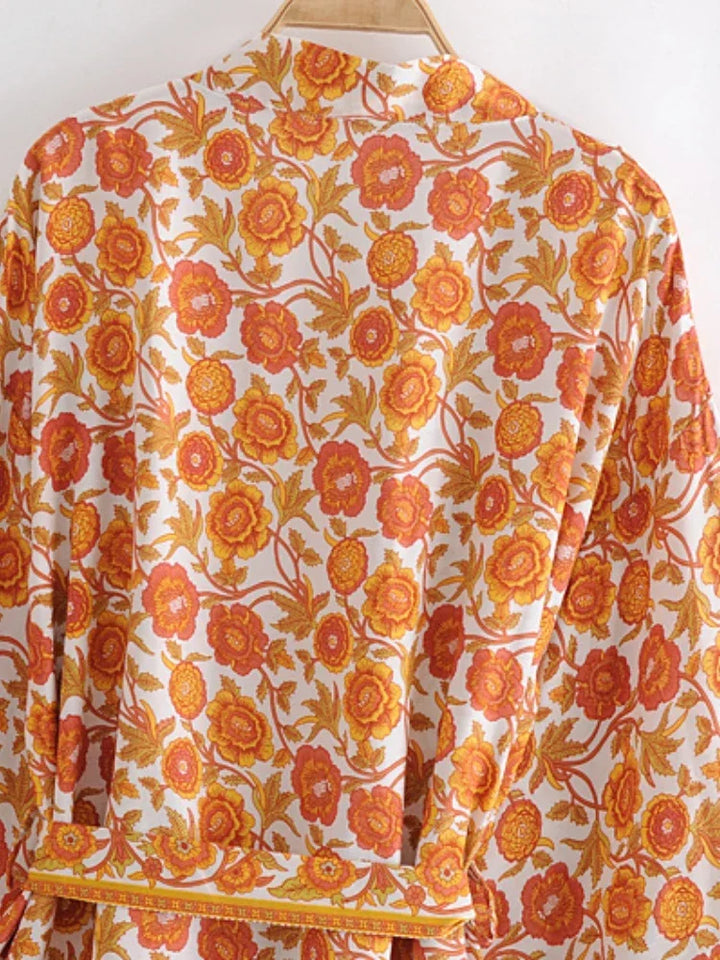 Gyllene Blomma  | Kimono
