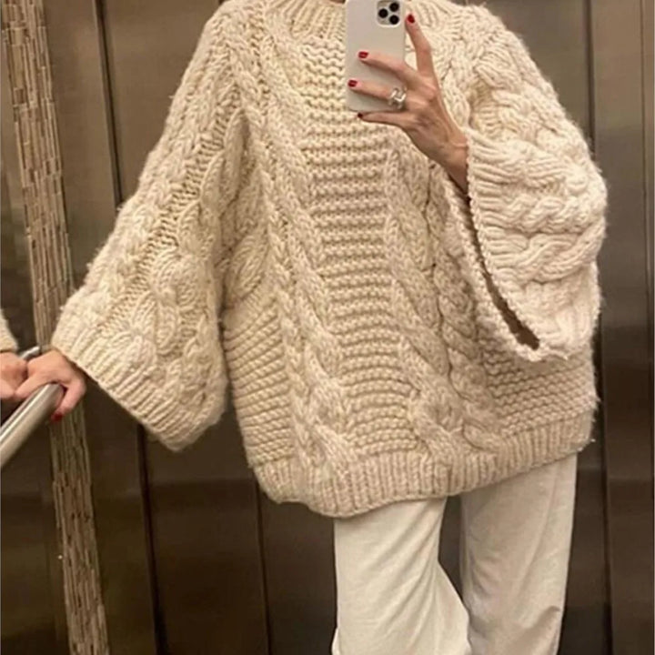 Aria | Chunky Twist Stickad Tröja