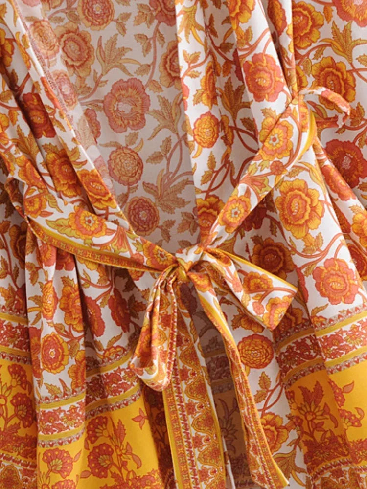 Gyllene Blomma  | Kimono