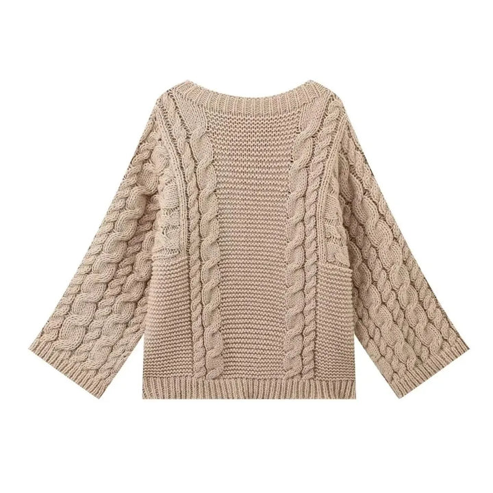 Aria | Chunky Twist Stickad Tröja