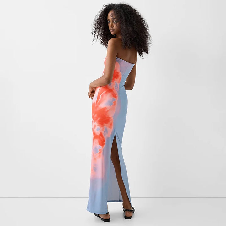 Fiery Petal | Y2K Glamourklänning