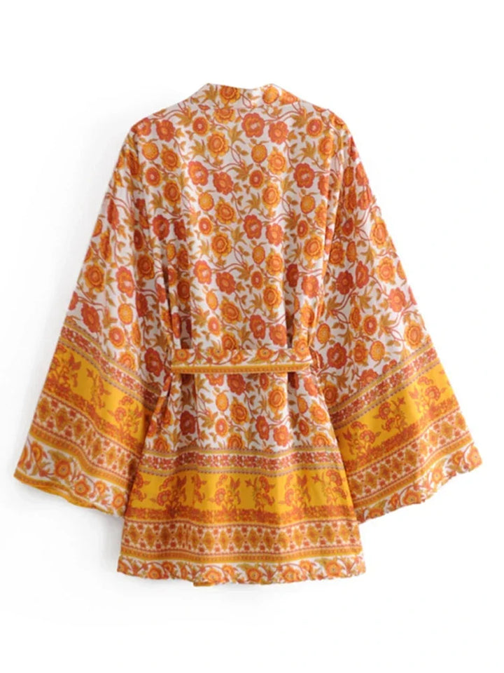 Gyllene Blomma  | Kimono