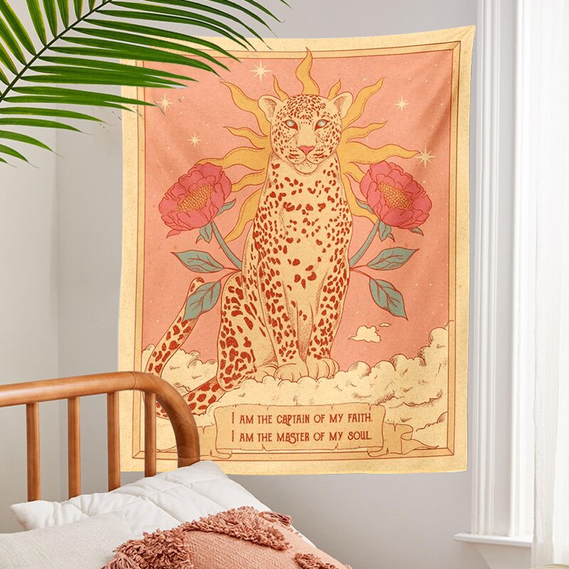 Sun-Leopard | Aesthetic wall covering 