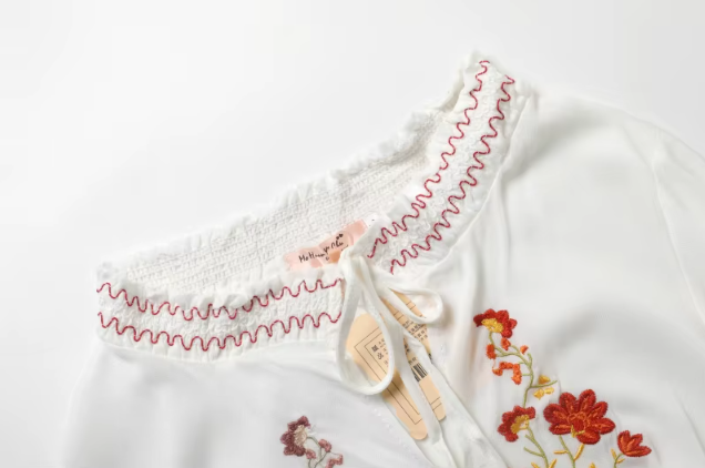 Isla | Broderad Boho Maxiklänning