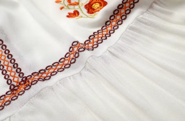 Isla | Broderad Boho Maxiklänning