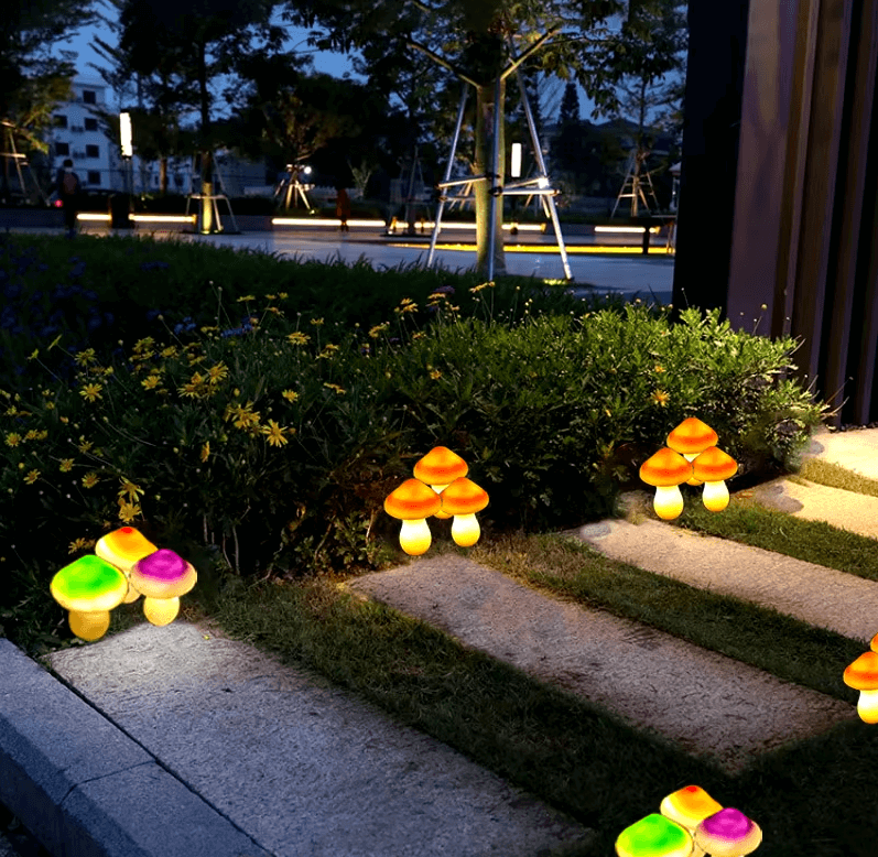 Mystic Forest | Solar Mushroom Lights