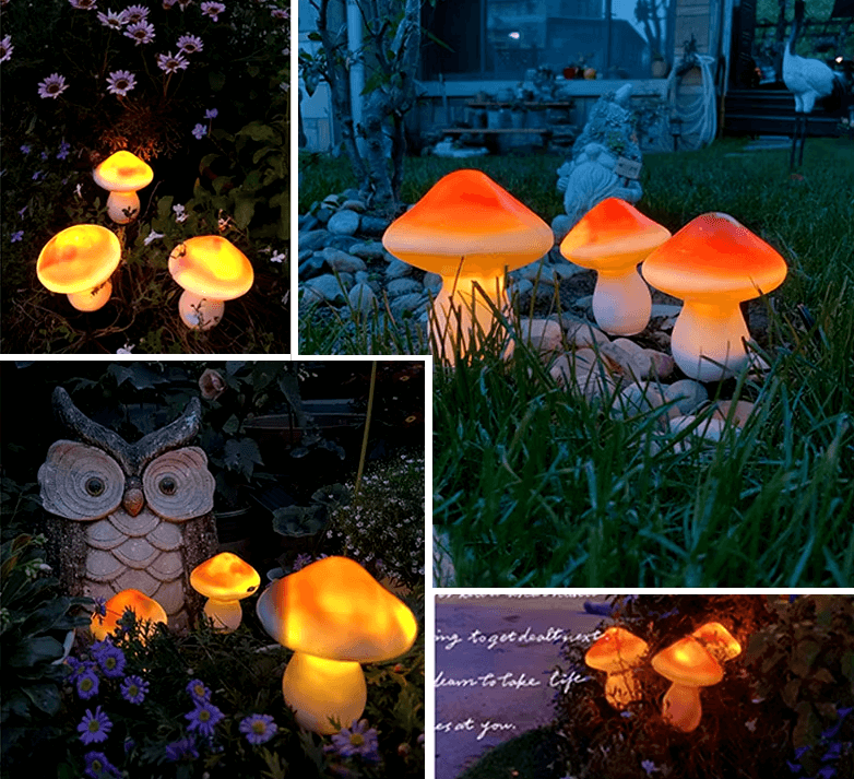 Mystic Forest | Solar Mushroom Lights