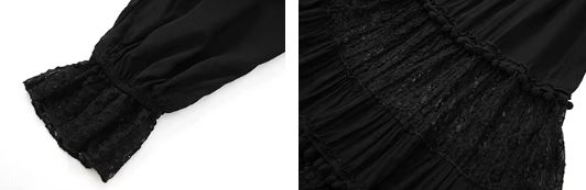 Twilight Gypsy Ruffle | Bohemklänning med Brodyr & Volang
