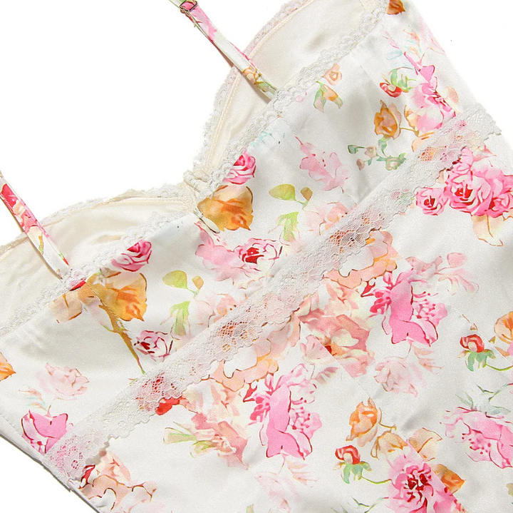 Silken Bloom | Blommig Maxiklänning