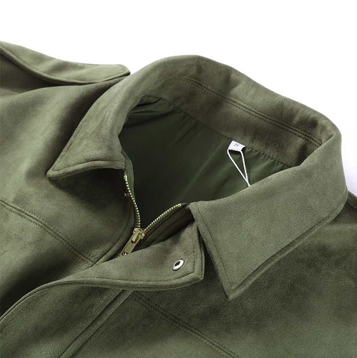 Vivienne | The Classic Suede Bomber