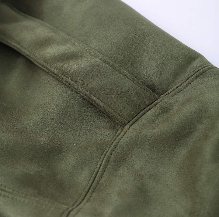 Vivienne | The Classic Suede Bomber