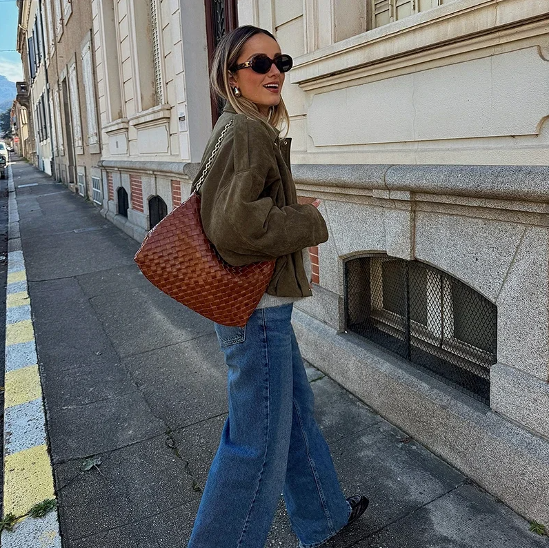 Vivienne | The Classic Suede Bomber