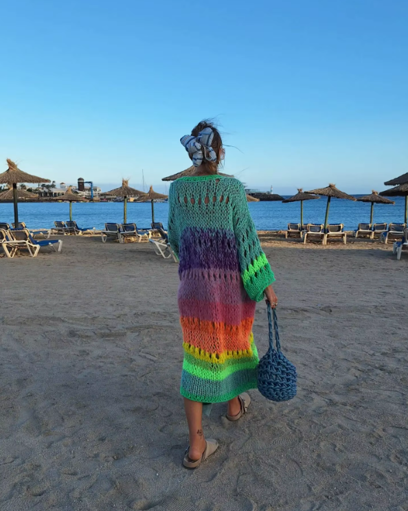 Luna | Boho Rainbow Kimono