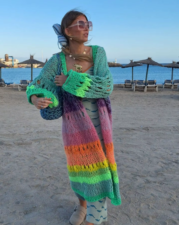 Luna | Boho Rainbow Kimono