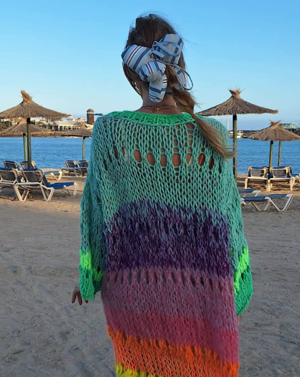 Luna | Boho Rainbow Kimono